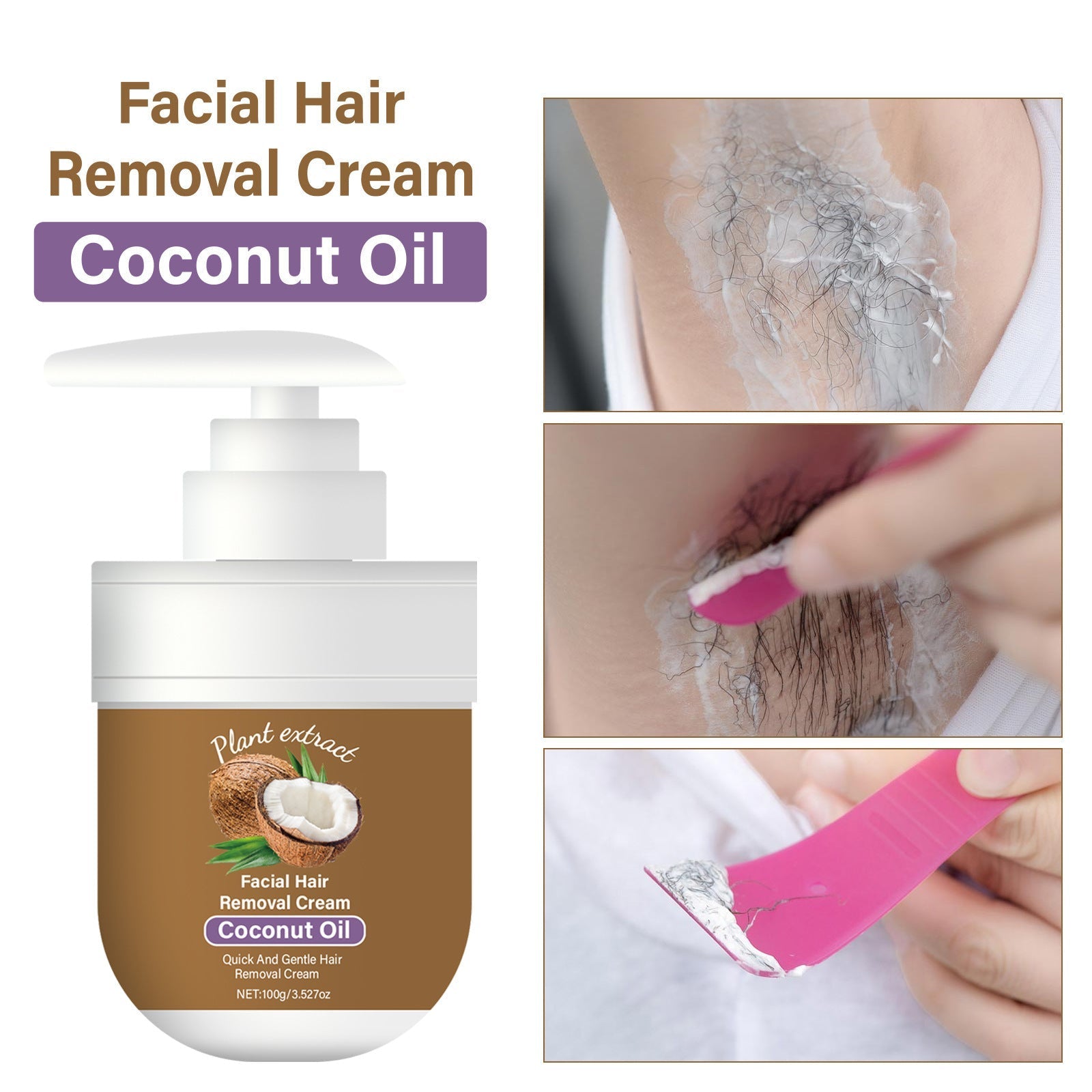 Coconut Hair Removal Cream