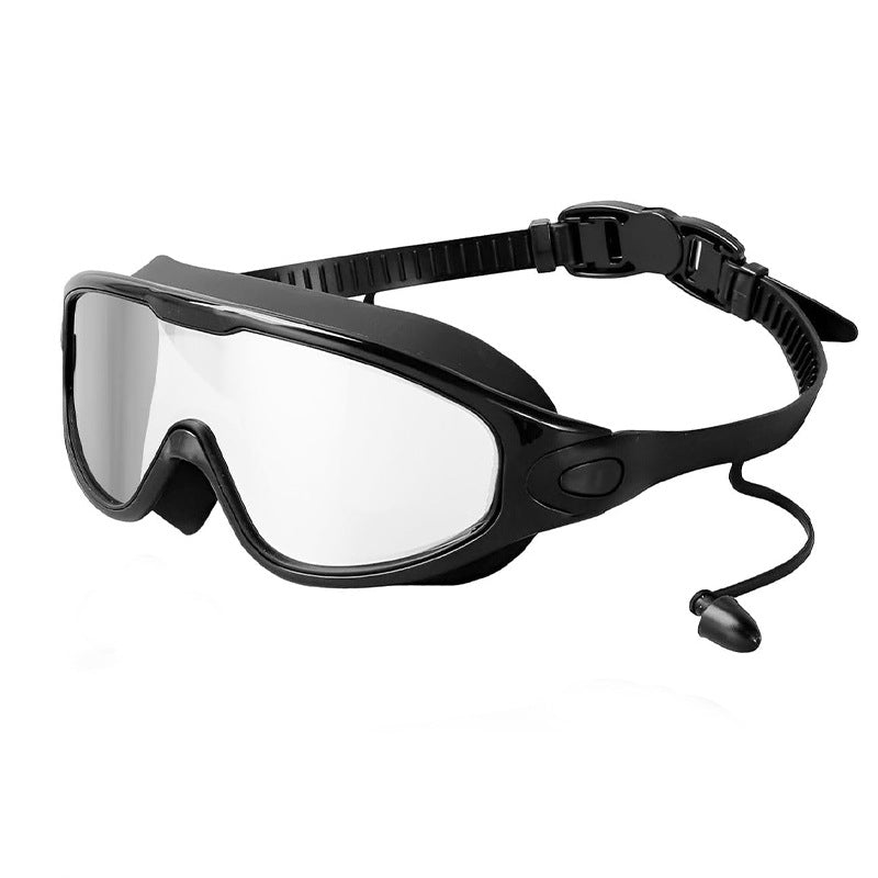 🔥Goggles Swimming Adult Swim-Goggles: Wide View with UV400 Protection Anti Fog No Leak for Men and Women