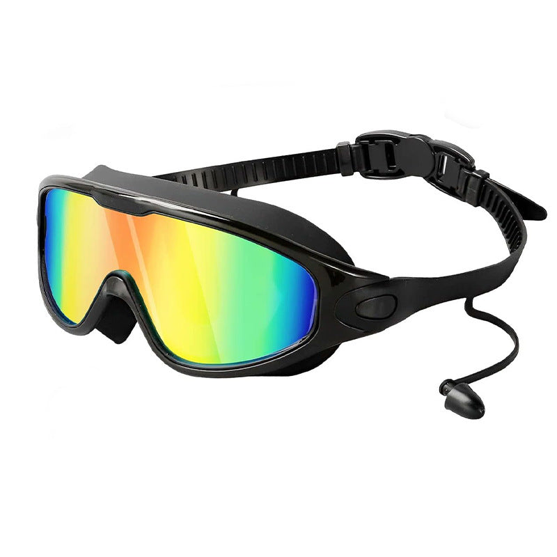 🔥Goggles Swimming Adult Swim-Goggles: Wide View with UV400 Protection Anti Fog No Leak for Men and Women