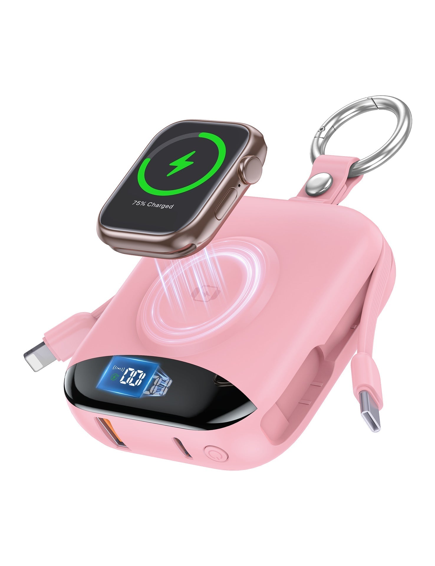 RORRY 10000mAh Portable Charger for Apple Watch & iPhone
