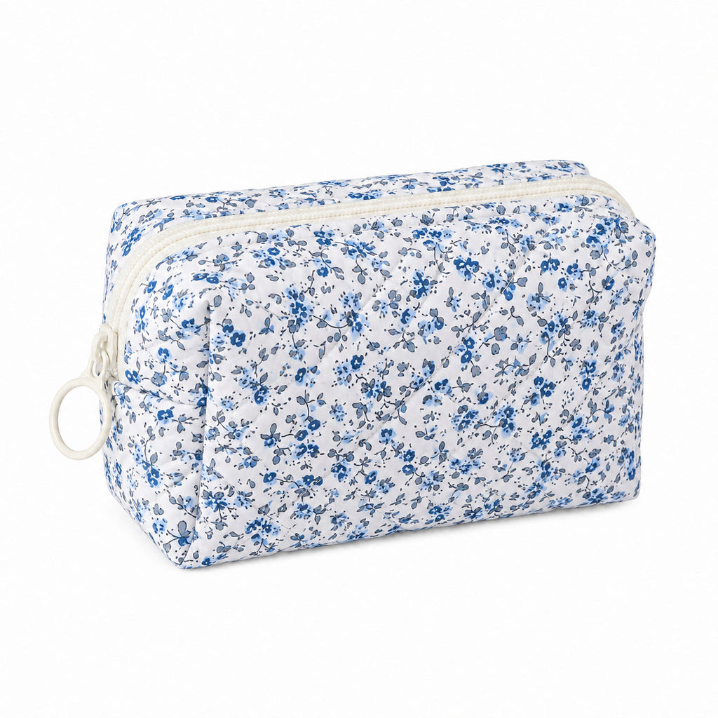 2026 NEW ARRIVAL🔥Puffy Padded Travel Cosmetic Organizer , Wide-Open Makeup Case for Toiletries, Accessories
