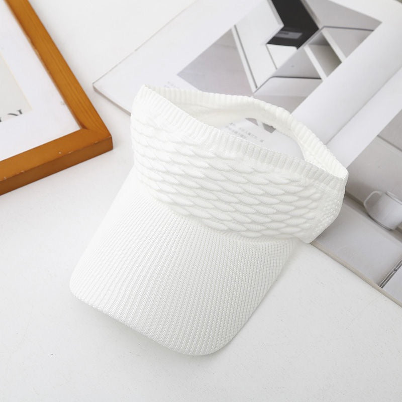 Women's High Ponytail Sun Visor Hat for Sun Protection