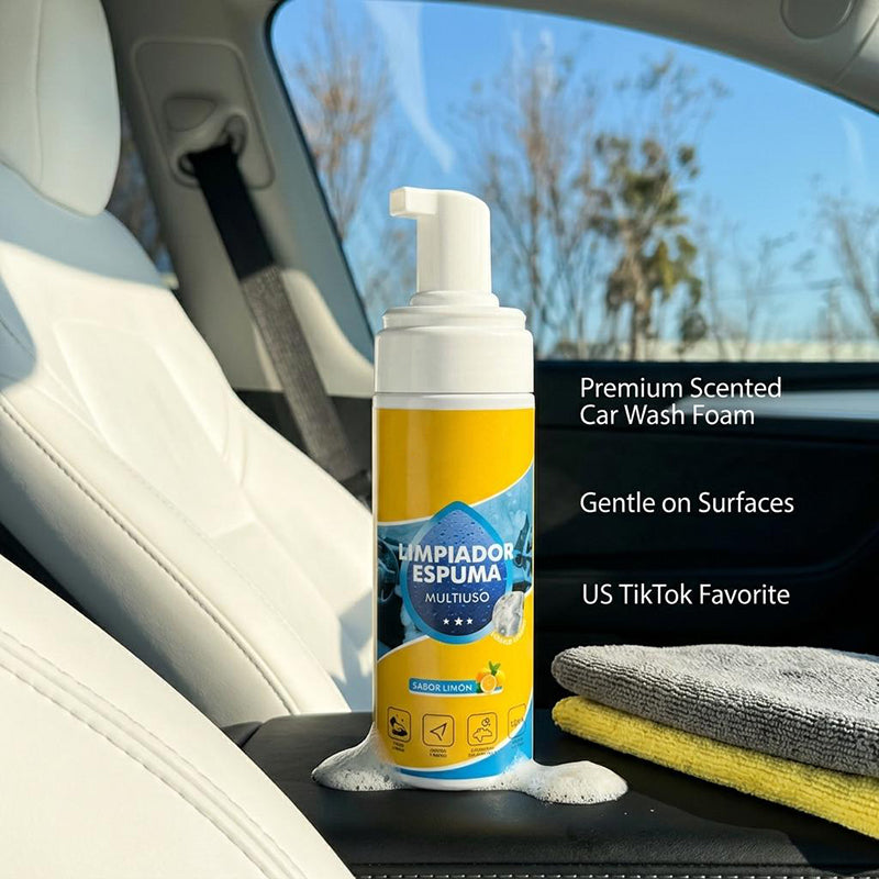 2026 New Powerful 4-in-1 Foam Cleaner – Deep Stain & Grease Remover for Home and Car