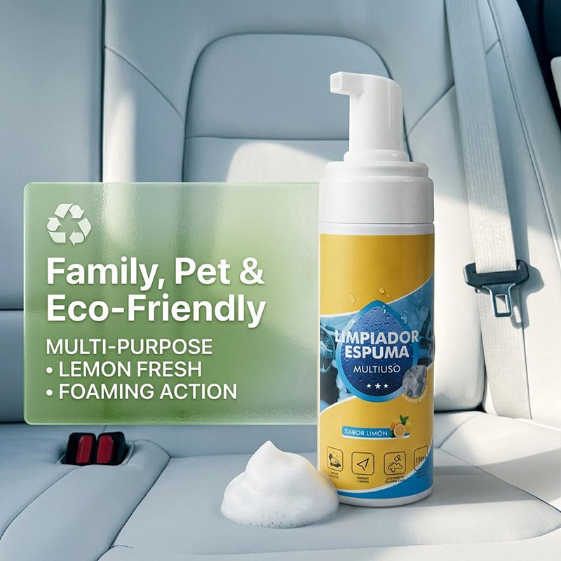2026 New Powerful 4-in-1 Foam Cleaner – Deep Stain & Grease Remover for Home and Car