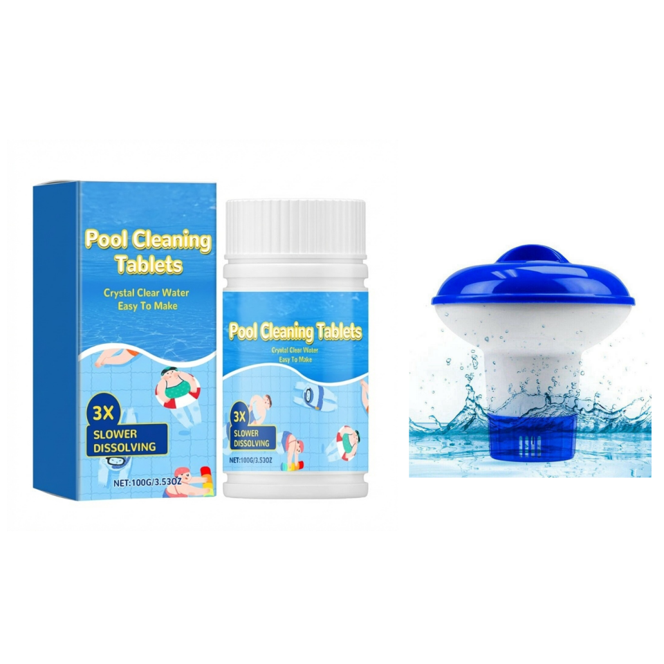 💦Crystal Clear Pool Cleaner🔥 Long-Lasting Cleaning Tablets