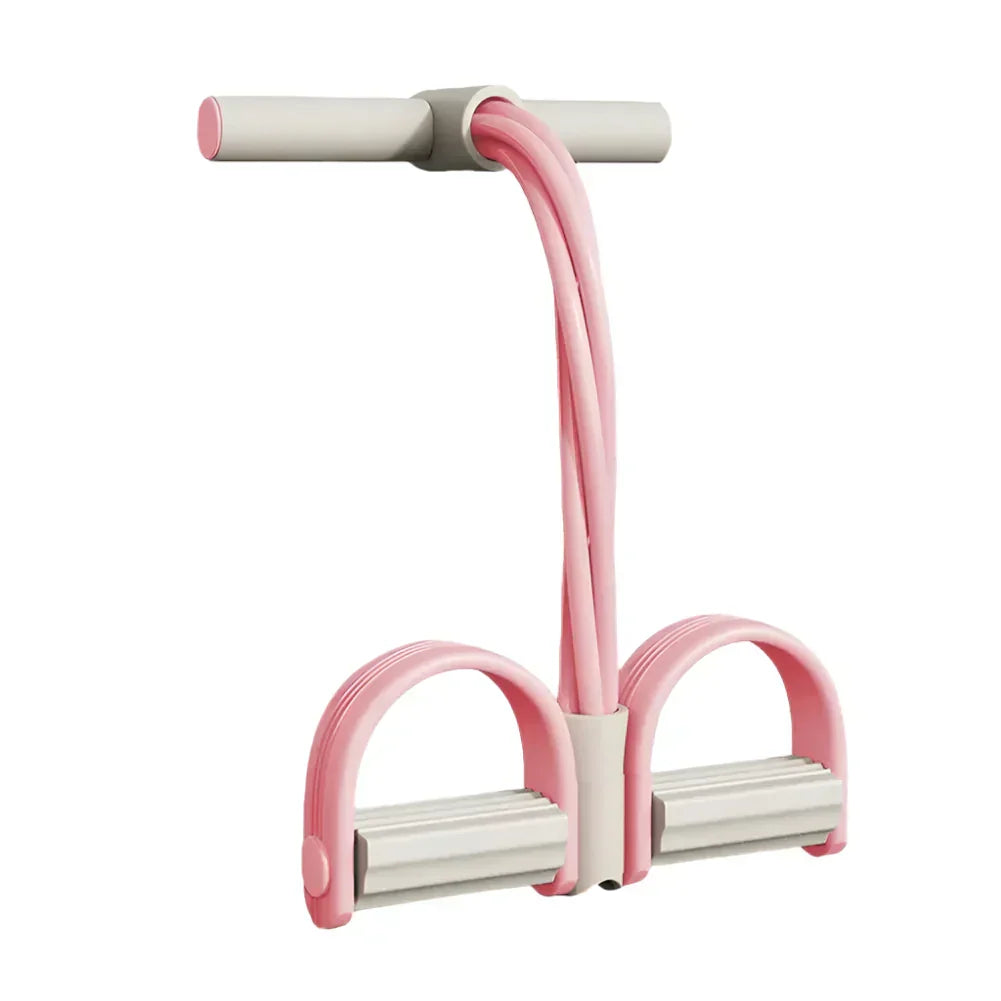 Bestselling Upgraded 4-Tube Foot Pedal Resistance Band for Home Workouts