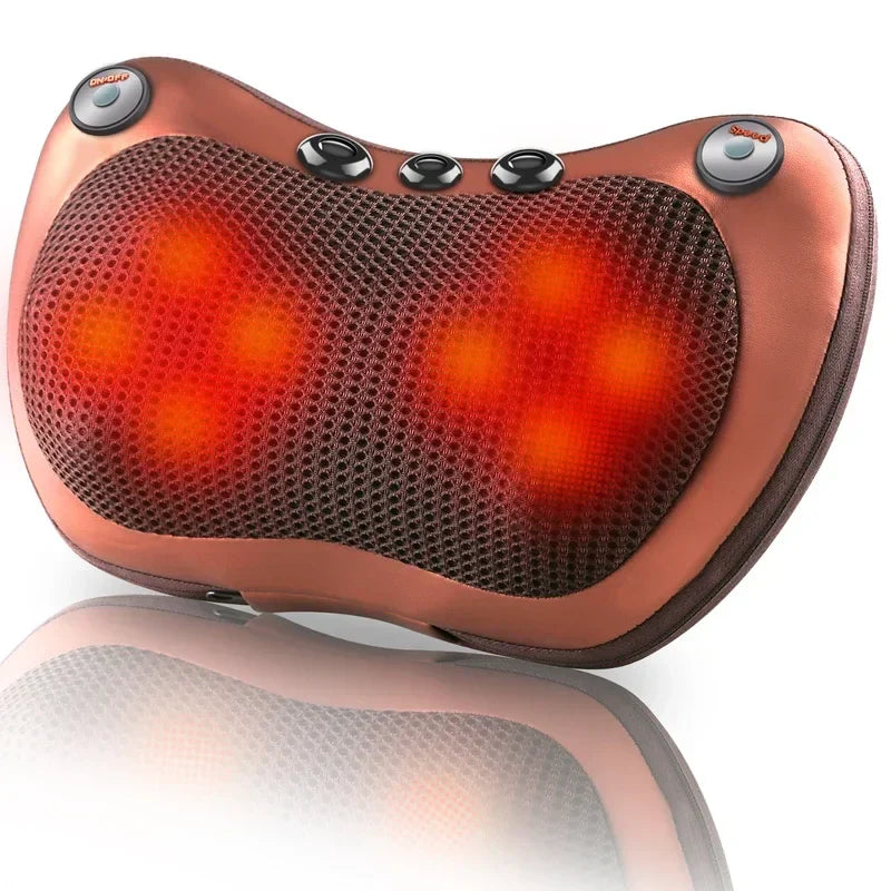 Neck Massager Home Car Neck Cervical Massage Electric Multifunctional Massage Pillow Waist Back Relaxation Device