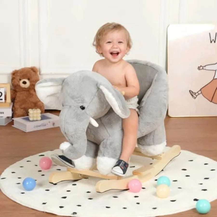 Elephant Plush Rocker