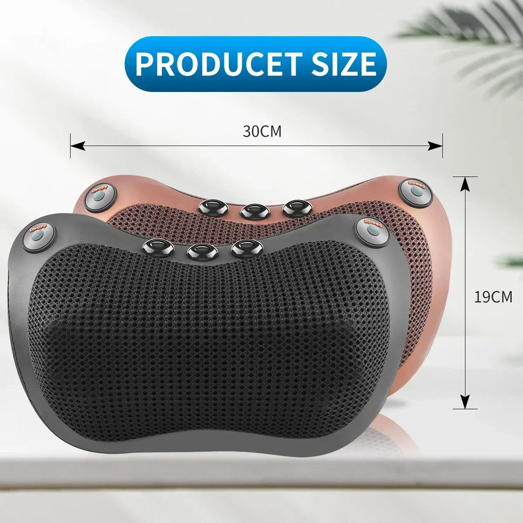 Neck Massager Home Car Neck Cervical Massage Electric Multifunctional Massage Pillow Waist Back Relaxation Device