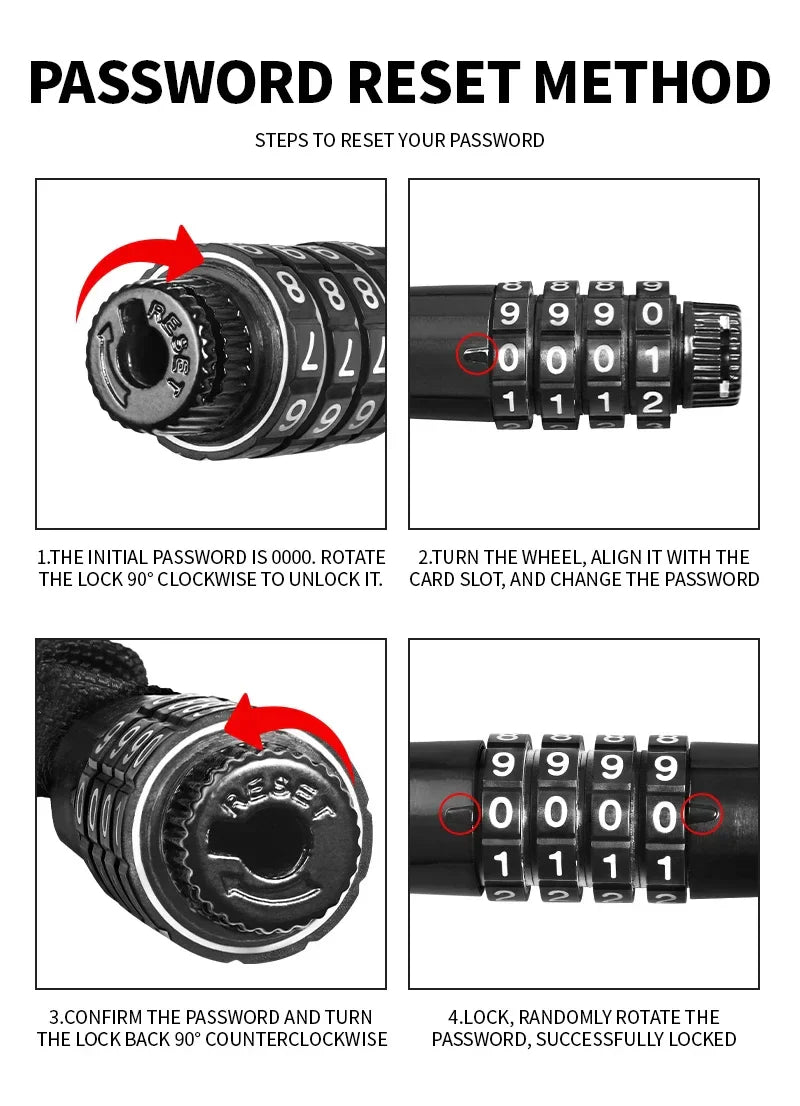 State Bicycle Co. - Steel Chain Combo Lock
