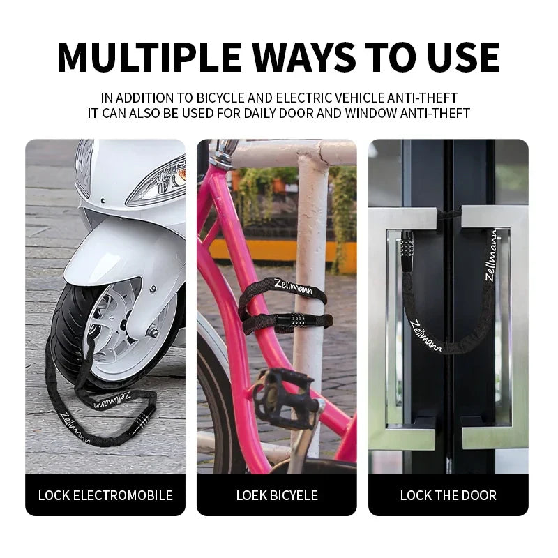 State Bicycle Co. - Steel Chain Combo Lock