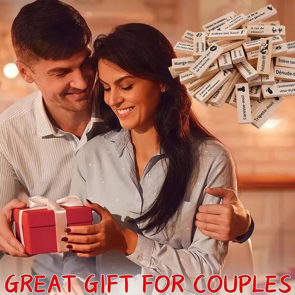 ❤️ Couples Wooden Tower Party Game