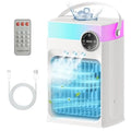 Portable Air Conditioners, Mini AC Unit Cooling Fan for Bedroom, 1200ML Small Air Cooler Fans with Remote, 3 Mist, 3 Speed, 8 L