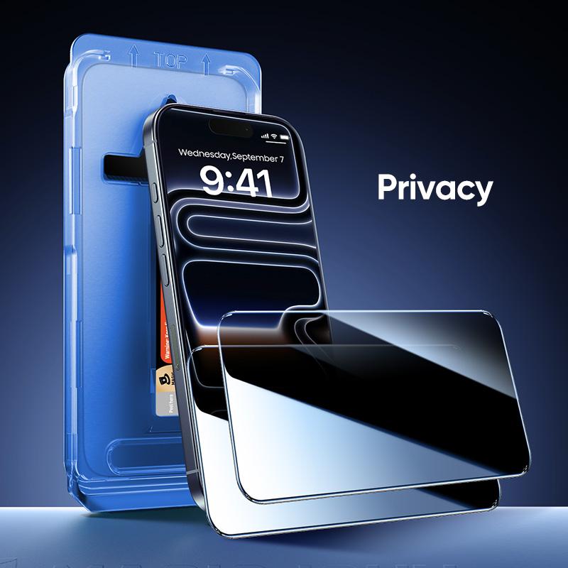 New  Premium Upgraded Privacy Screen Protector Dustproof Bubble-Free Design Ultra-Clear for iPhone