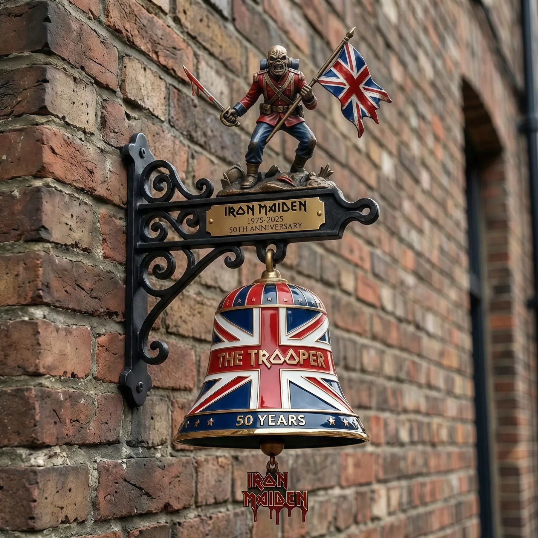 🔔American Eagle 250th Anniversary Doorbell 🇺🇸 ★Handmade, Dimensions: 8''×9''×12''★