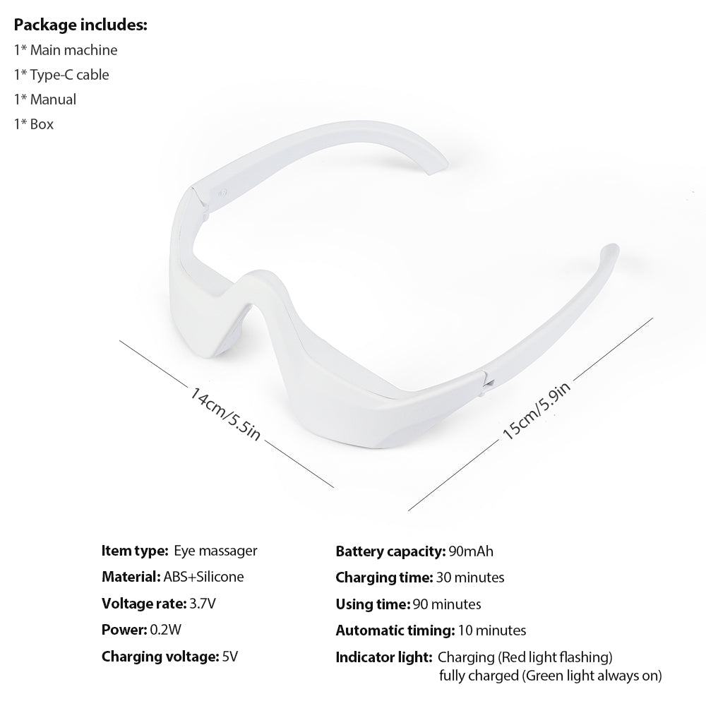 🖐️Eye Massager With Red Light For Under Eye Swelling And Fine Lines