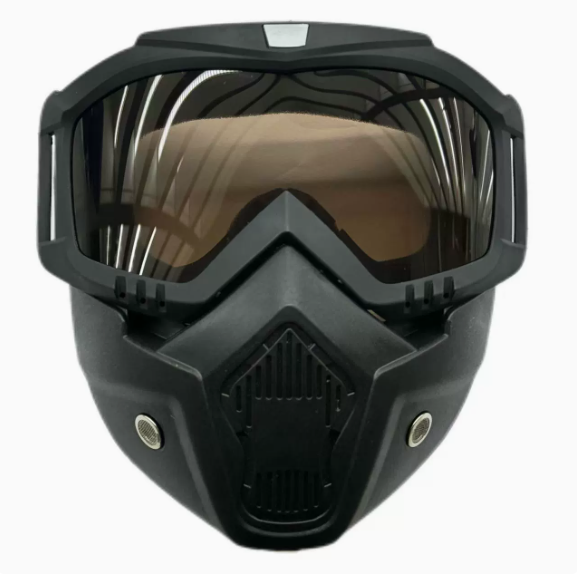 🤿Multi-Functional Protective Face Mask - Auto-Darkening Welding Goggles, Anti-Fog Skiing Shield & Dustproof Yard Work Gear - All-Terrain Safety Mask
