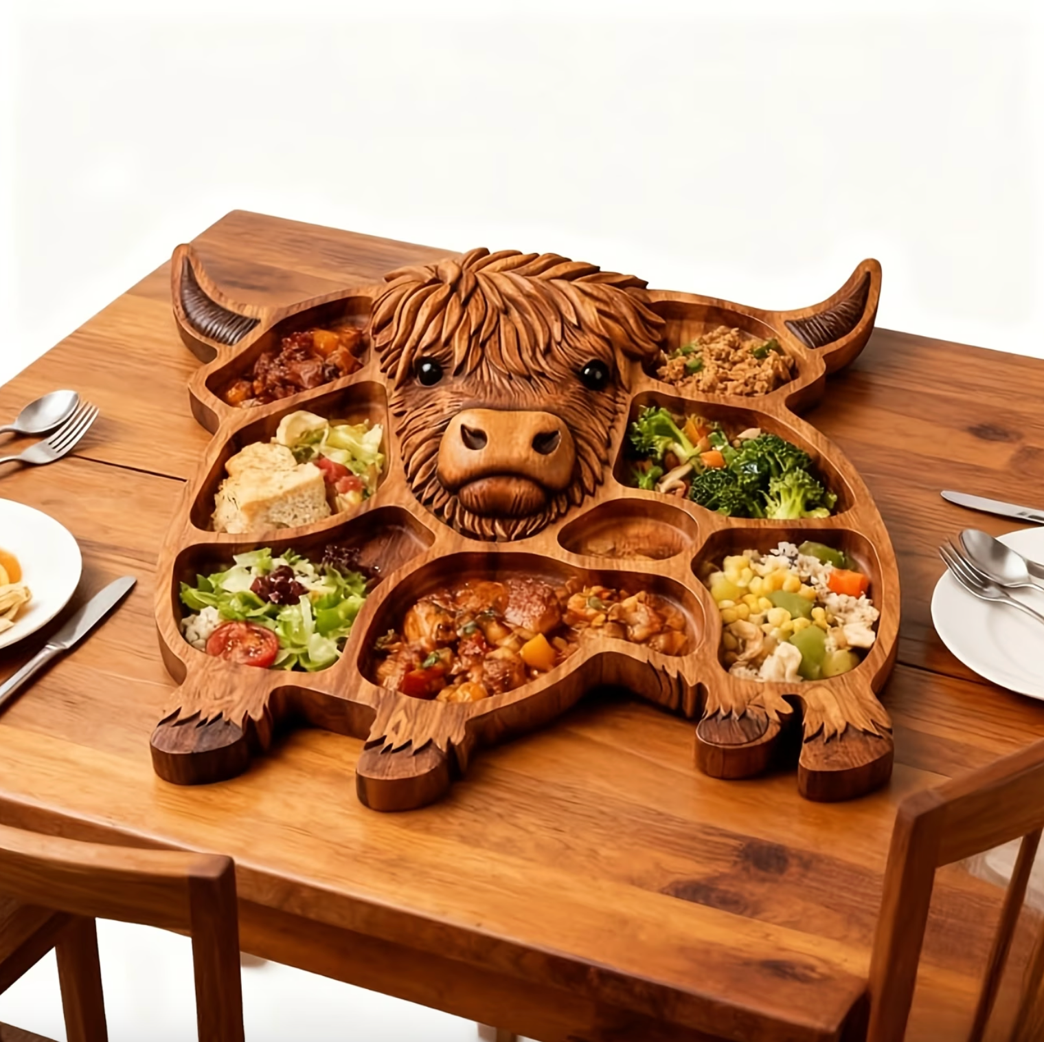 🔥Last Day 49% OFF -Rustic Cow Charcuterie Board