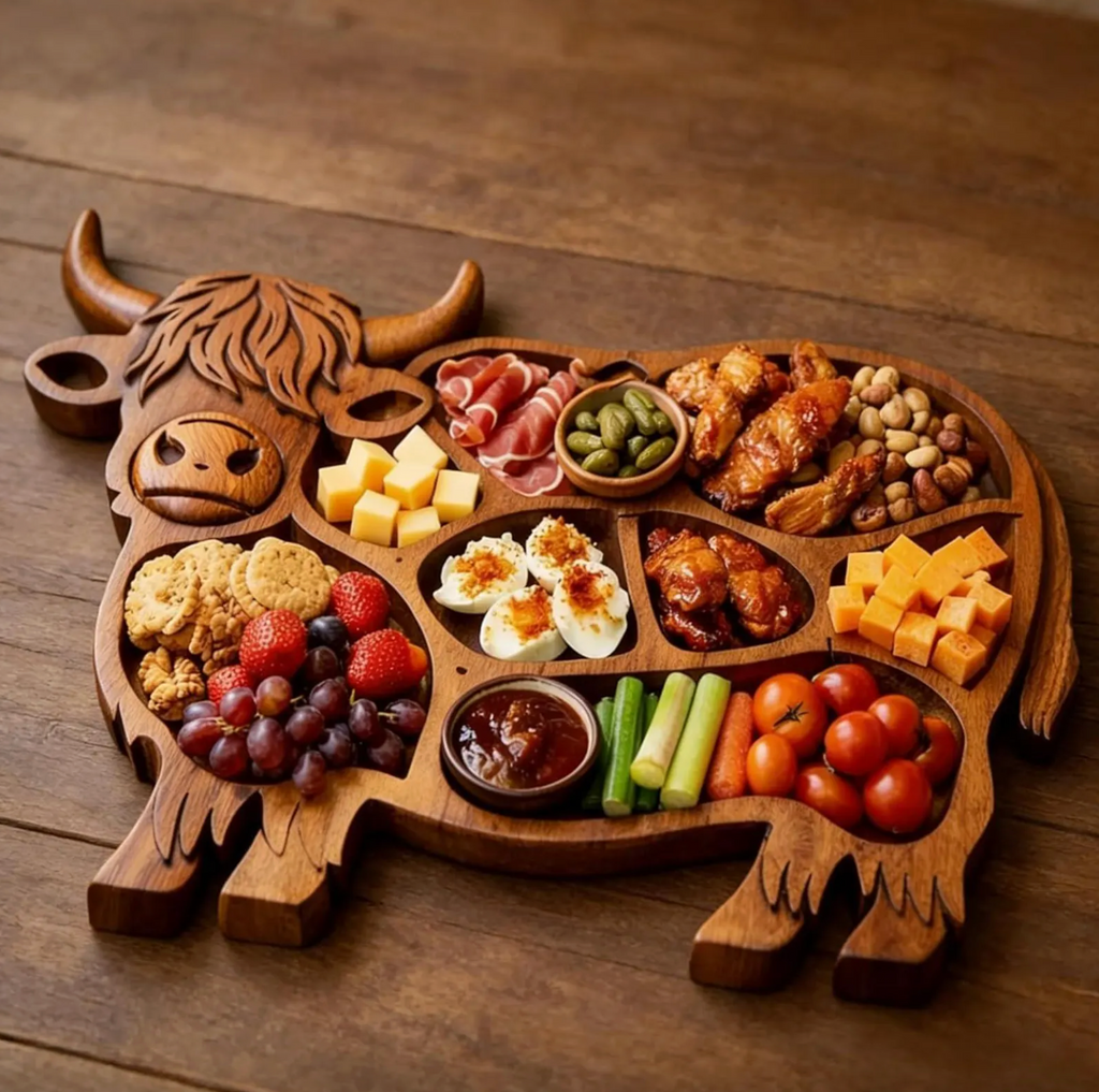 🔥Last Day 49% OFF -Rustic Cow Charcuterie Board