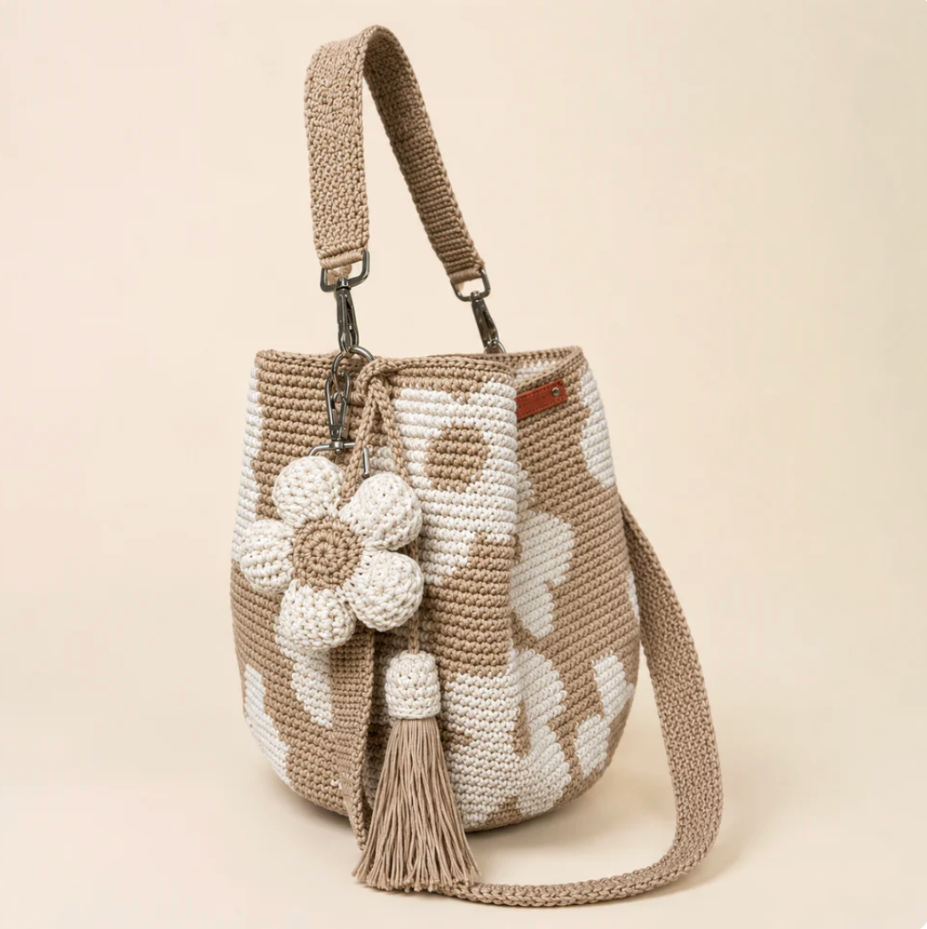 Handmade Flower Crochet Bag