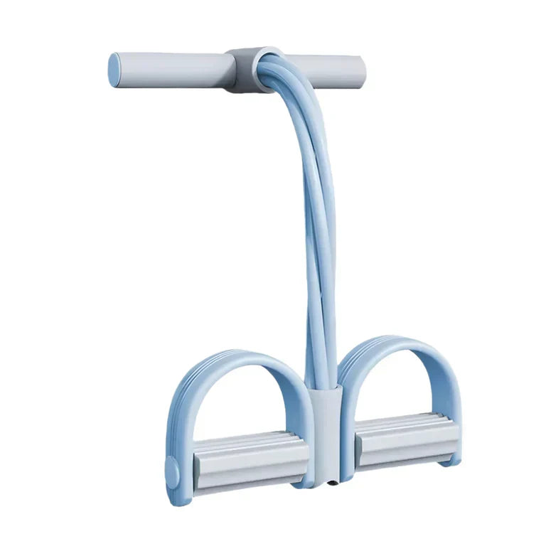Bestselling Upgraded 4-Tube Foot Pedal Resistance Band for Home Workouts