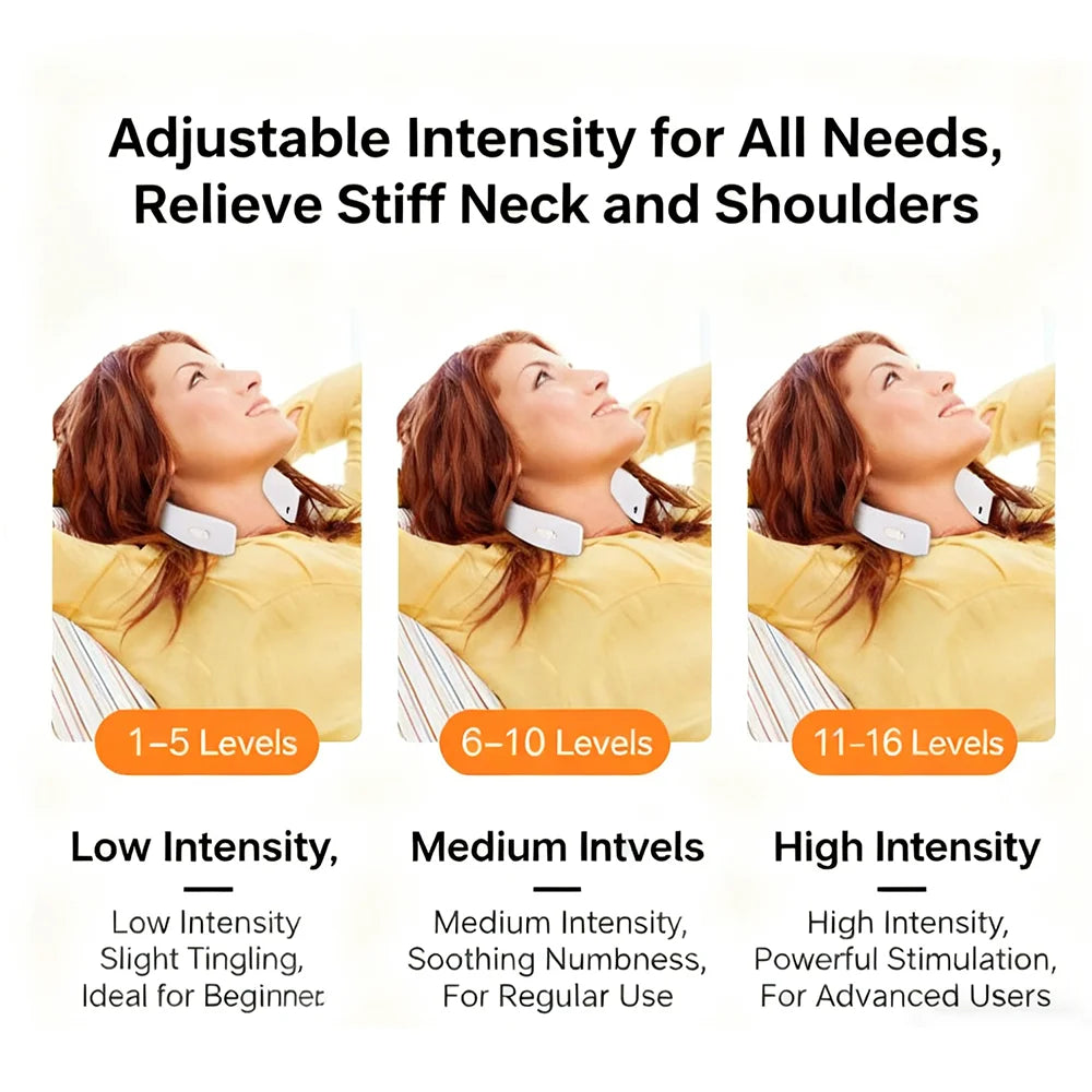 Cervical Massager Protable Mini Neck Shoulder Massager Deep Massage Neck Warm Pressing Neck Pressing Care