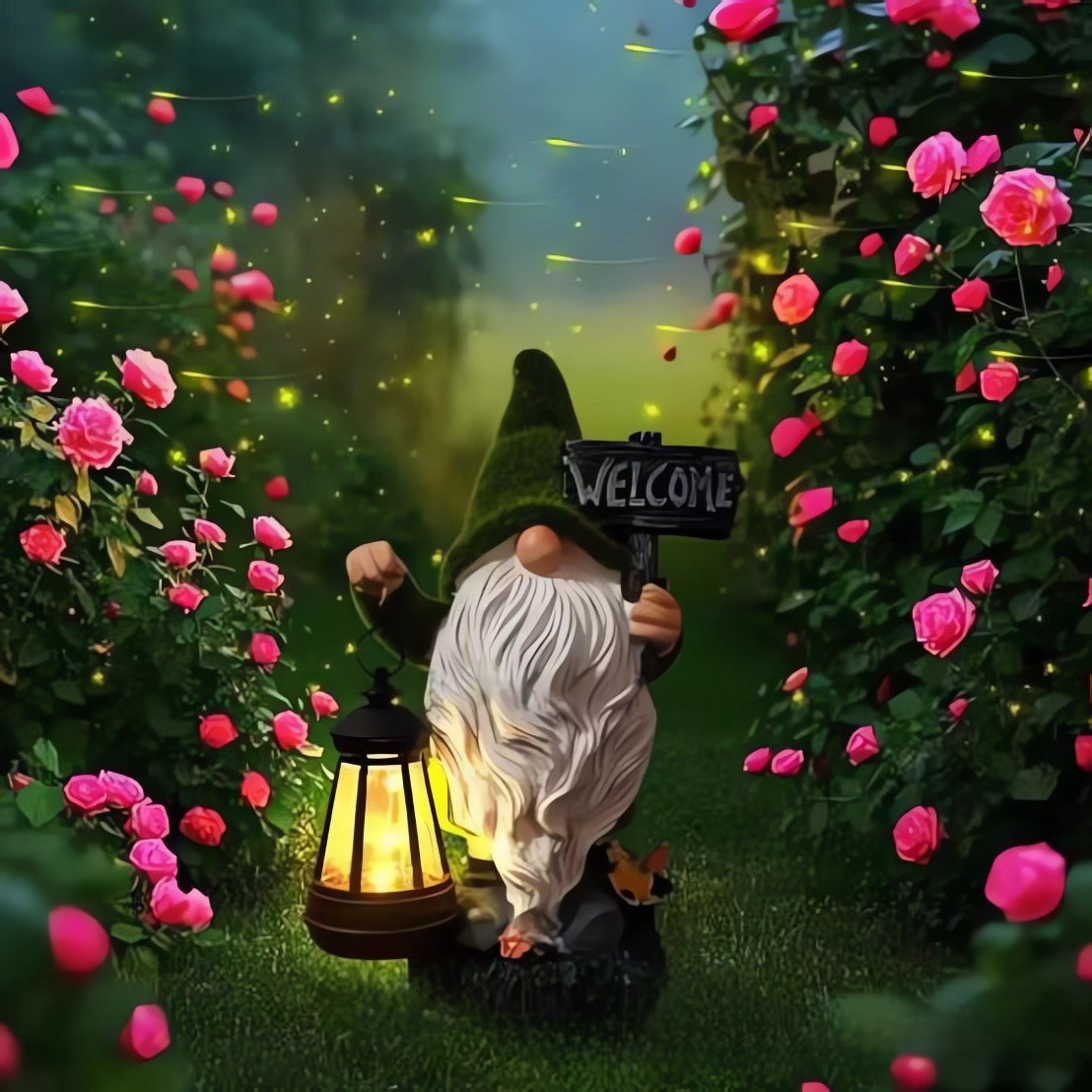 🌺Summer Sale 49% OFF🔥Outdoor Garden Gnomes with LED Solar Light