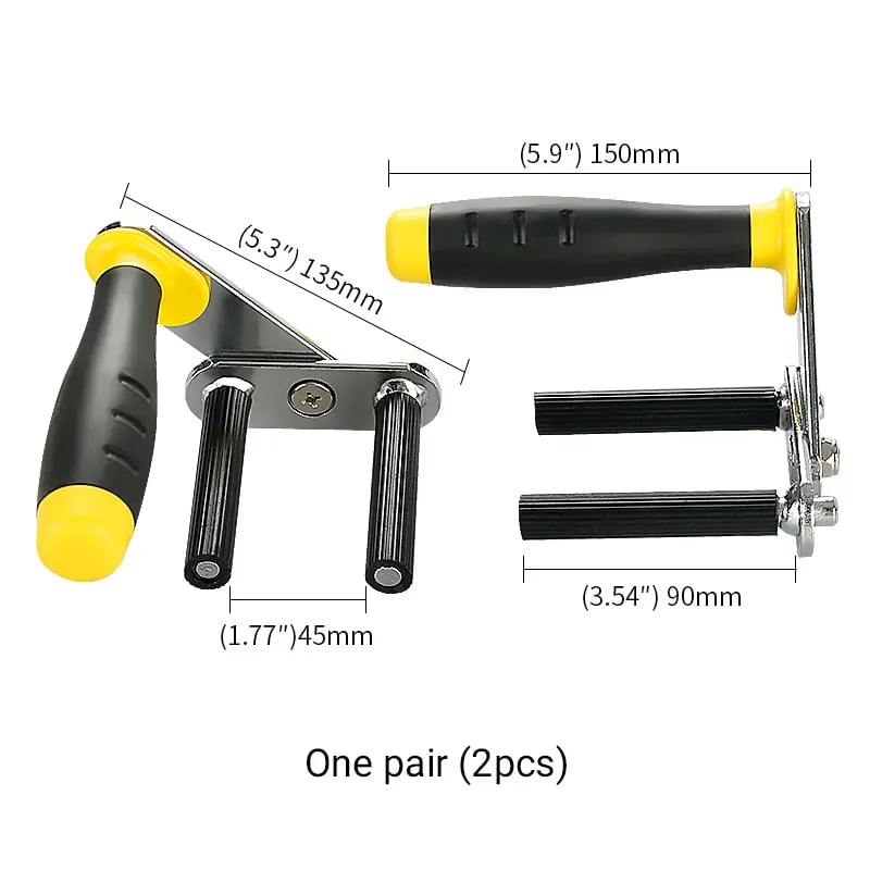 Lifting Clamp,Multi-Material Grip for Glass,Stone,Wood & Aluminum Doors/Windows - Heavy-Duty Hand Tool with Non-Slip Pads Hardware