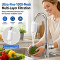 Faucet Filter Cotton Bags - Universal, 100 PCS Splash-Proof Faucet Filter Set