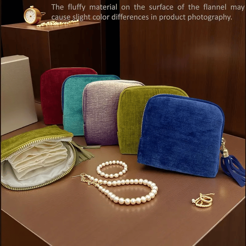 💖 Portable Jewelry Organizer | Zipper Pocket Travel Jewelry Storage Case 💎