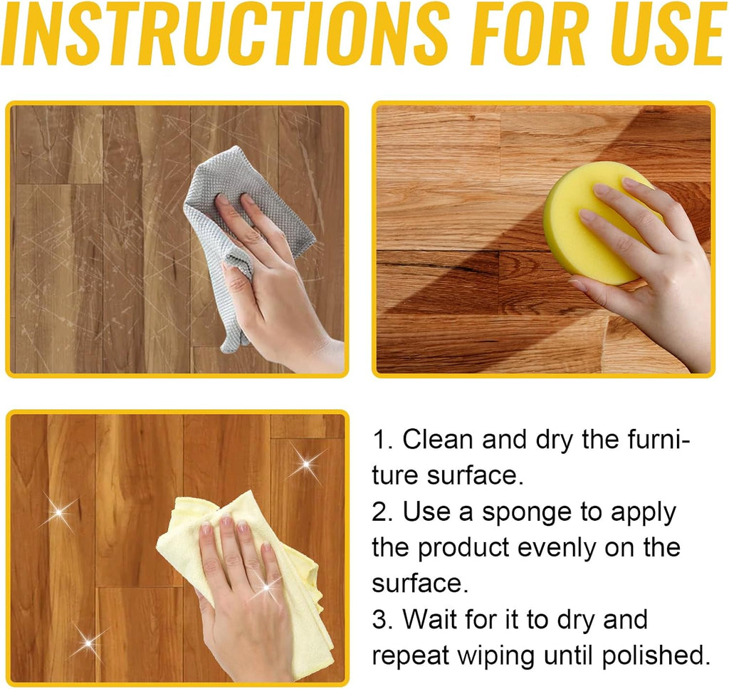 🍯Beeswax Wood Floor & Furniture Cleaner | Stain Remover, Polish & Conditioner | 100ml