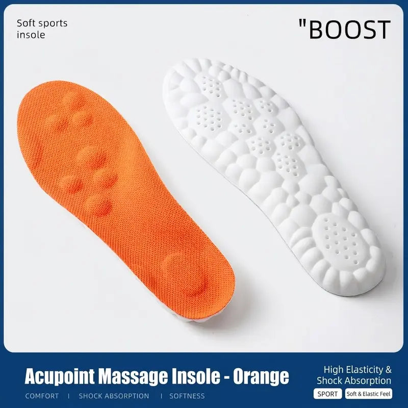 👟4D Cloud Insoles for Men & Women - Anti-Fatigue & Shock Absorption