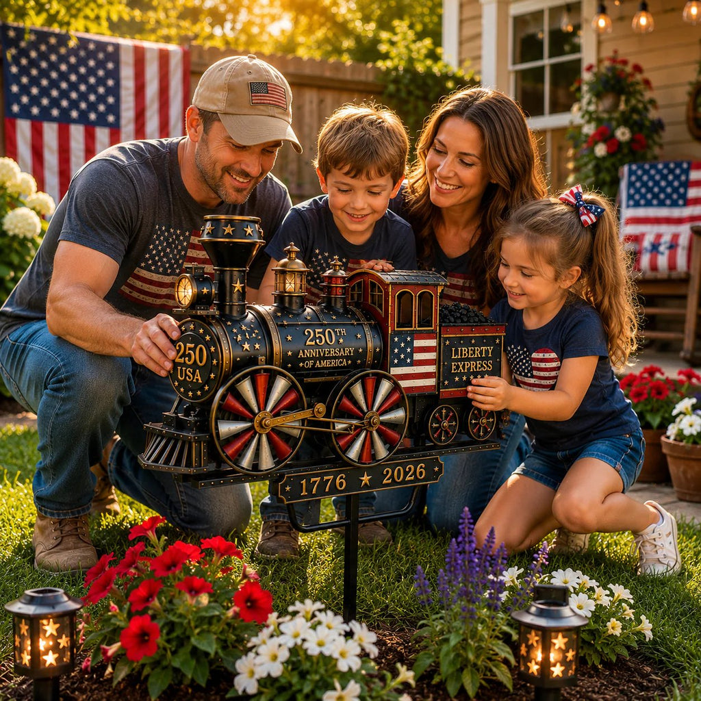🔥Limited time 55% OFF🔥🚂USA 250 “Liberty Express” Train Garden Wind Spinner