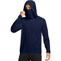 UPF 50+ Fishing Hoodie with Face Cover