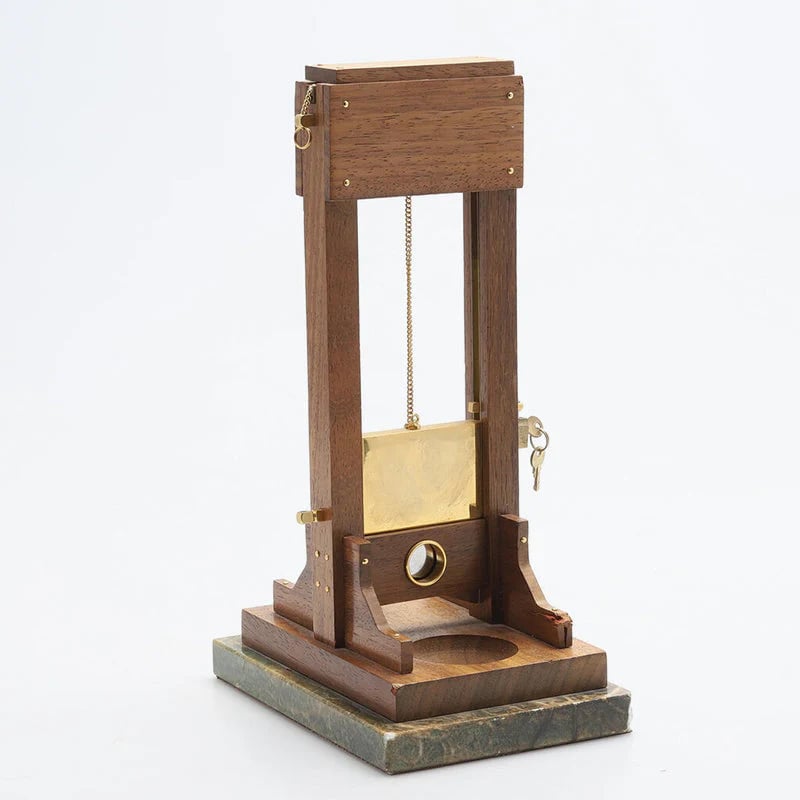 Luxury Desktop Cigar Cutter | Unique Guillotine Style Trimmer