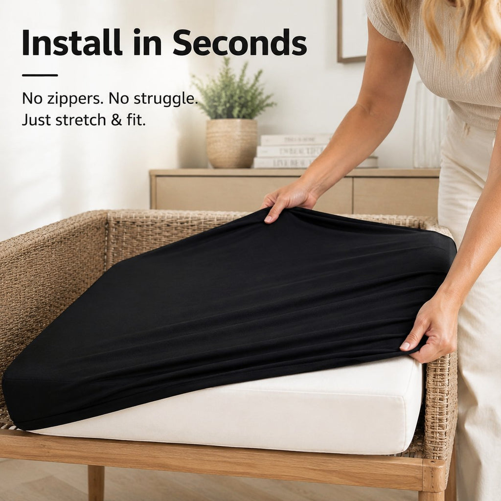 🪑 Stretch Sofa Cushion Covers Set (4 / 8 / 12 PCS)
