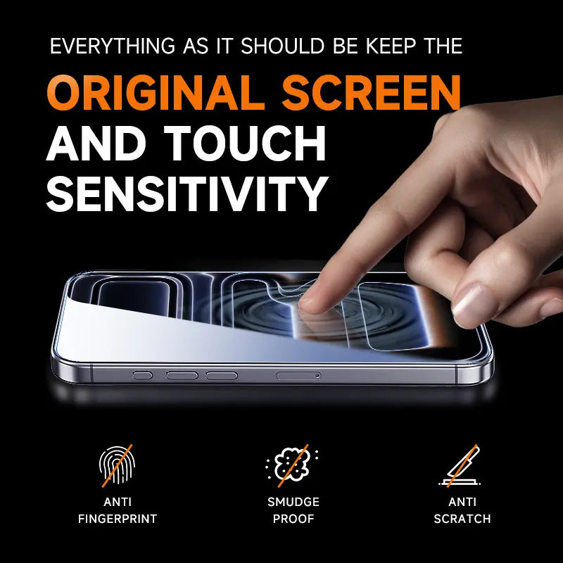New  Premium Upgraded Privacy Screen Protector Dustproof Bubble-Free Design Ultra-Clear for iPhone