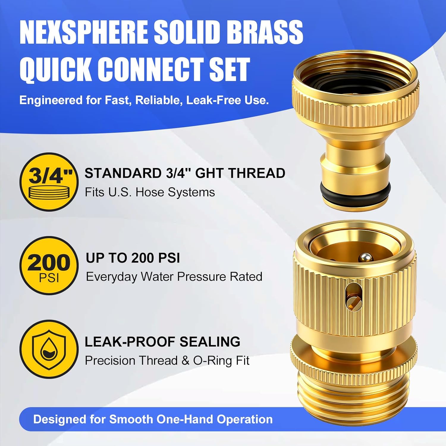 💦Garden Hose Quick Connect Fitting