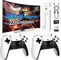 2026 Upgraded Retro Game Stick, 4K HDMI Classic Video Games, Built-in 23 Emulators, 40000+ Games, Plug and Play Video Gaming Stick with Upgrade Dual Controllers