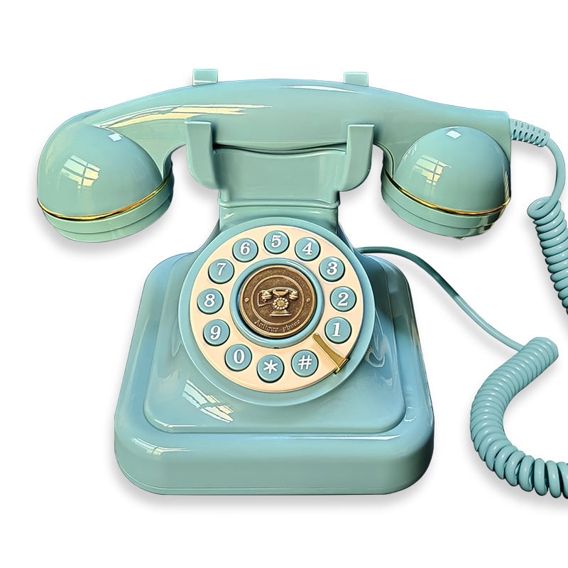 Vintage Old Fashioned Telephone with Speakerphone & Volume Control
