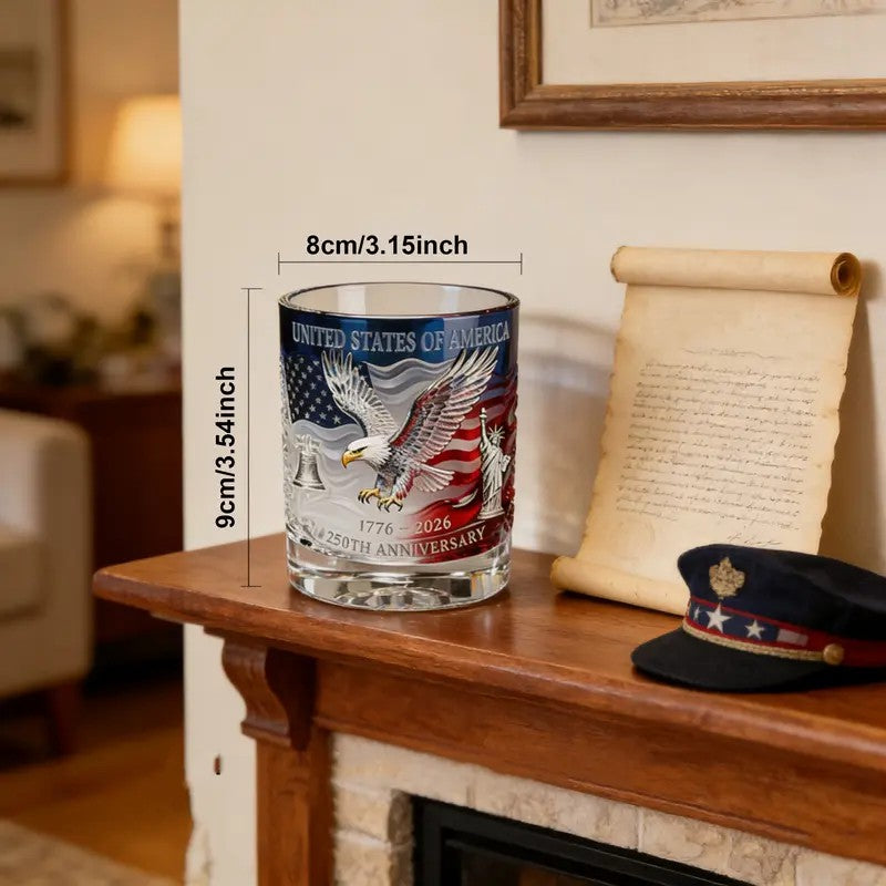 🔥Hot Sell ✨Limited Edition 2026 USA 250th Anniversary Commemorative Glass – 1776-2026 Heritage Edition