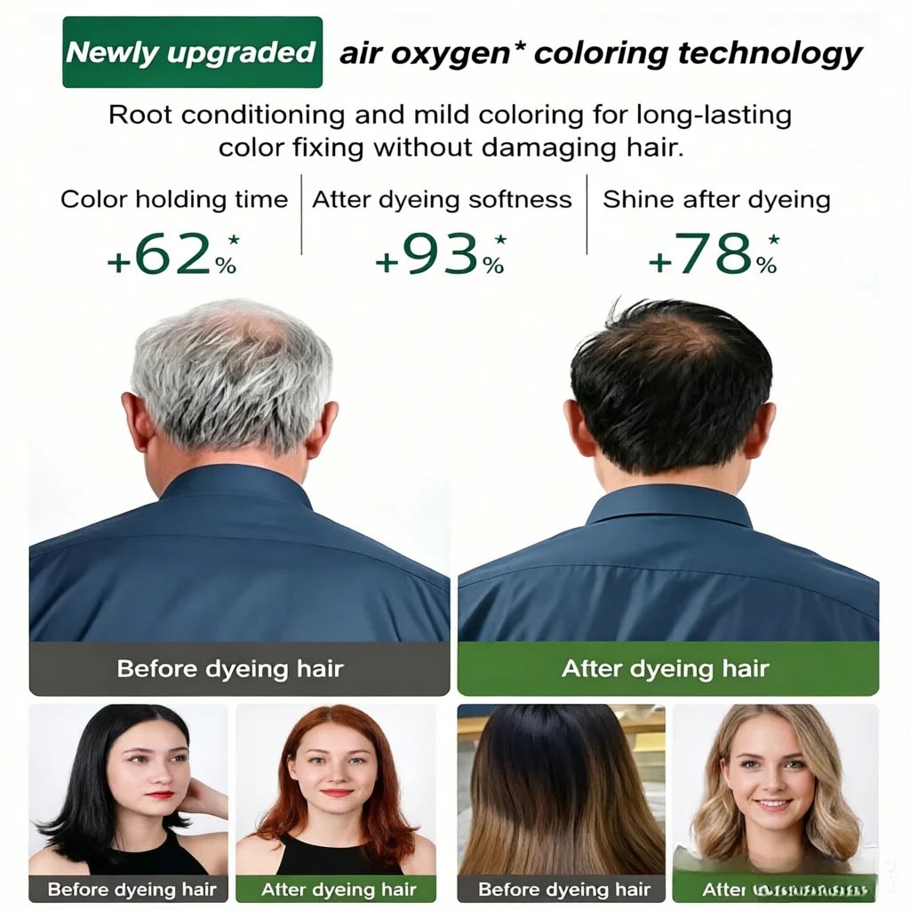 ✨Hair Dye Comb for Fast Root Touch-Ups. Plant-Based. Scalp-Friendly-HG
