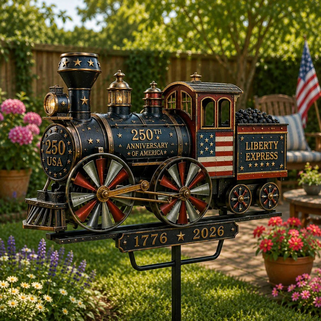 🔥Limited time 55% OFF🔥🚂USA 250 “Liberty Express” Train Garden Wind Spinner