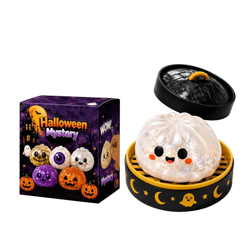 🎃 Halloween Dumpling Squeeze Squishy Toy