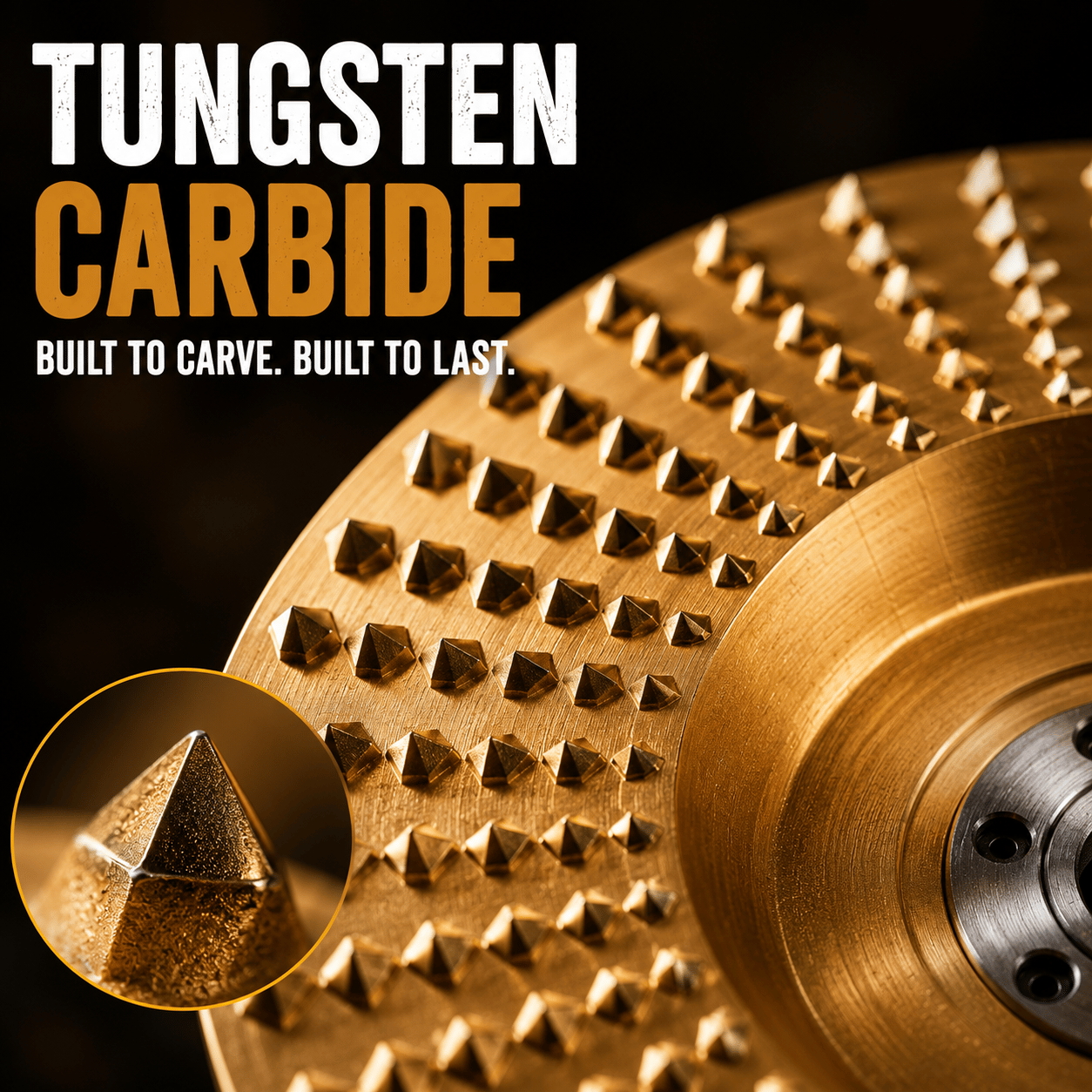 3PCS Tungsten Carbide Wood Carving & Shaping Discs for Angle Grinders