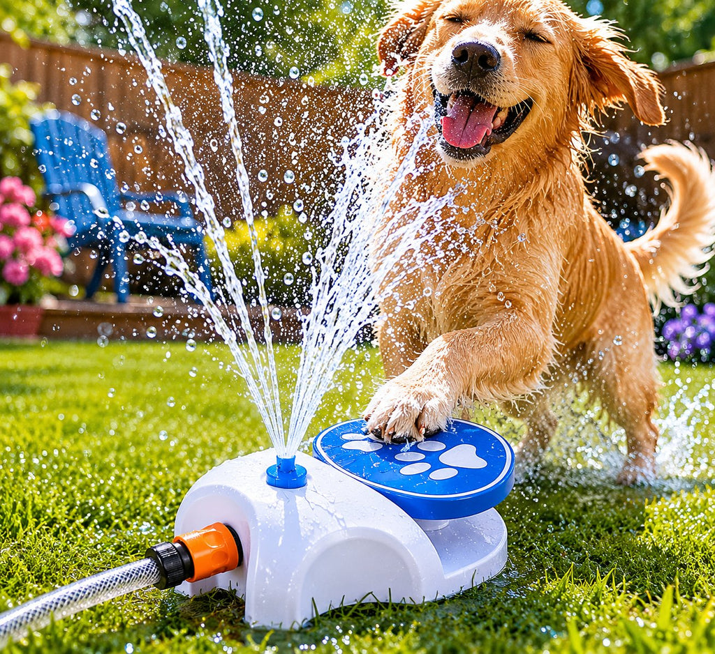 Outdoor Step-On Dog Water Fountain