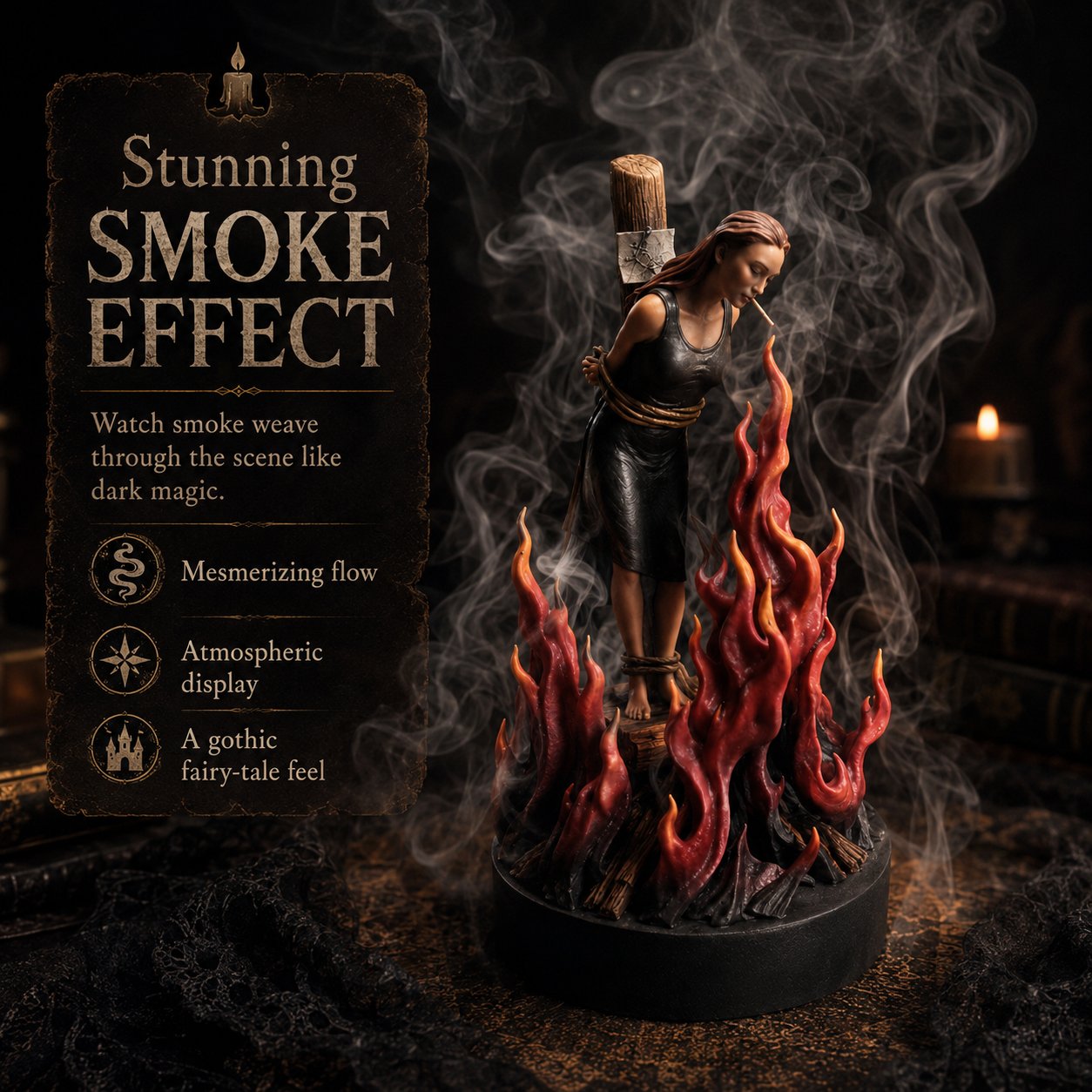 🔥 Flamebound Witch Incense Burner