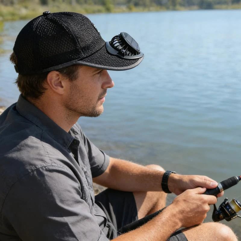 🧢Stay Cool Under the Sun — Without Holding a Fan