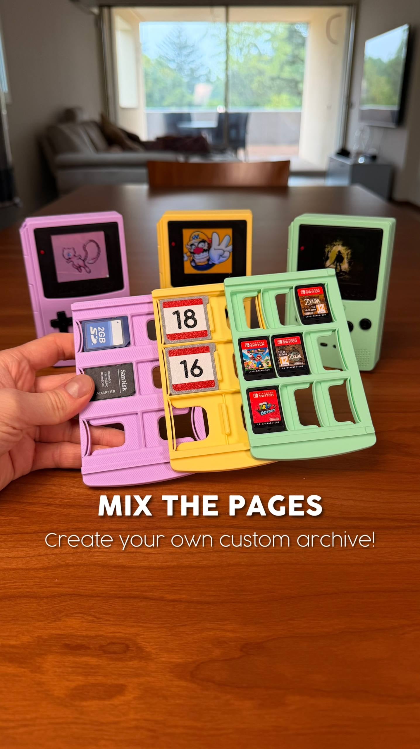 🎮Gaming Card Organizer Case | Compact Holder for Game & Memory Cards
