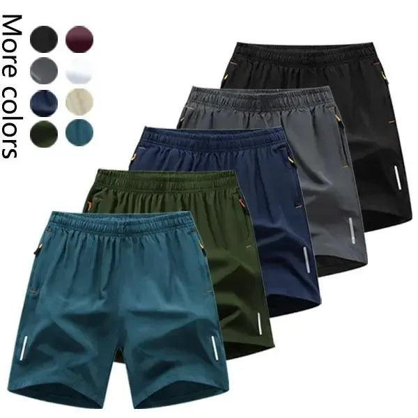 🎉 Men's 5-Pack Quick-Dry Shorts – Lightweight Breathable Athletic & Casual Shorts